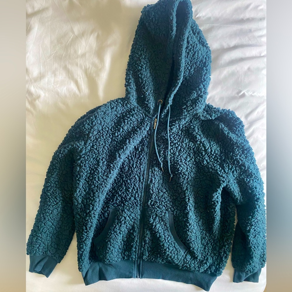 Marc Anthony New York-Women’s Performance Hooded-Teddy Fleece Jacket-XLARGE